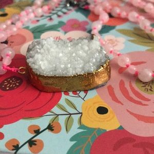 Druzy necklace